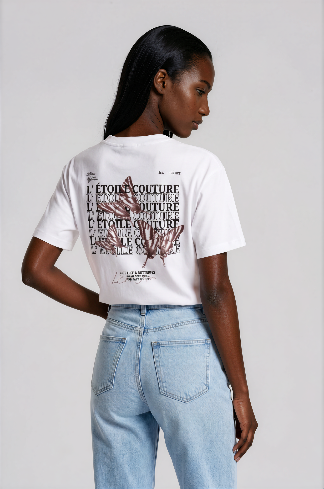 BUTTERFLY BREEZE TEE WHITE